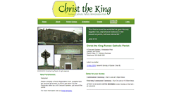 Desktop Screenshot of christthekingparish.org.uk
